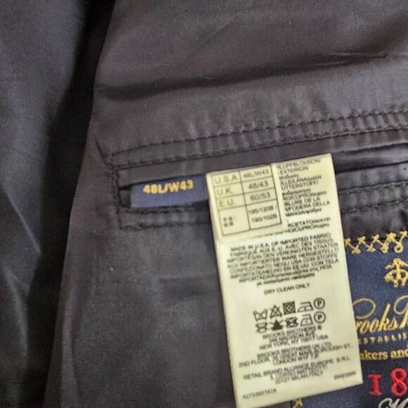 Brooks Brothers Estrato 1818 Wool Blazer 48 Long - Picture 7 of 9